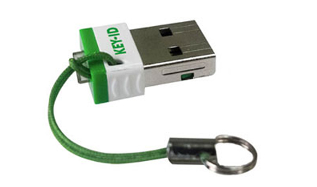 KEY-ID FIDO U2f security key FIDO U2F security key with cap removed
